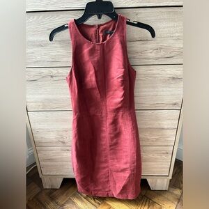 Light red banana republic sheath dress
